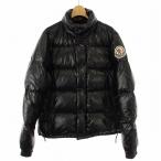 モンクレール MONCLER EVEREST エベレスト ダウンジャケット ロゴ ナイロン アウター 1 黒 ブラック /DK ■GY18 ■MT メンズ