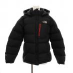ザノースフェイス THE NORTH FACE ダウンジャケット ロゴ ジップアップ アウター 90 L 黒 NFD00C99 /YM ■MT ■GY18 レディース