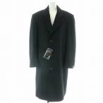  не использовался товар Пальто Честерфилд длинный внешний кашемир общий подкладка центральный отдушина S чёрный черный /MP #GY18 мужской 
