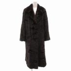  SaGa норка SAGA MINK Enba EMBA серебряный SaGa меховое пальто норка мех длинный длина чай темно-коричневый #GY18 /TZ женский 