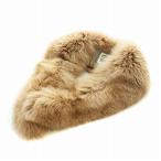  SaGa лиса SAGA FOX золотой SaGa мех muffler пелерина мех лисы чай Brown #GY18 /MQ женский 