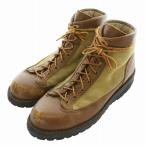 ダナー DANNER トレッキング ブーツ GORE-TEX ゴアテックス レザー キャンバス 8.5 26.5cm ベージュ 茶 ブラウン /MW ■GY18 メンズ