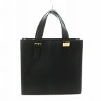 バーバリー BURBERRY ハンドバッグ トート ロゴ レザー ノバチェック ゴールド金具 黒 ブラック ■GY18 /MQ レディース