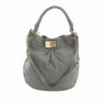 マークバイマークジェイコブス MARC by MARC JACOBS トートバッグ ショルダー 2WAY レザー ゴールド金具 ロゴ グレー