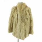 josefi-nJosephine меховое пальто внешний мех лиса средний 9 M слоновая кость чай цвет Brown /XZ #GY18 женский 