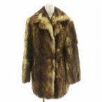 KINOSHITA дерево внизу меховое пальто меховое пальто лиса половина чай Brown /MW #GY11 женский 