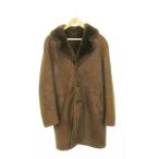 LEDER Cris мутоновое пальто spanishu Ram натуральная кожа обратная сторона сторона боа 48 M чай Brown /AH16 #GY18 мужской 