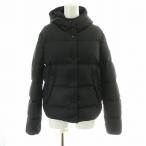 ショッピングmoncler モンクレール MONCLER LENAR ルナール ダウンジャケット フーディー ロゴ 1 M 黒 ブラック F20931A51X00 /MW ■GY18 レディース
