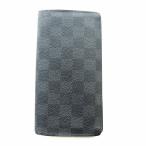 ルイヴィトン LOUIS VUITTON ダミエ グラフィット ポルトフォイユ ブラザ 長財布 ロングウォレット 黒 ブラック N62665 メンズ