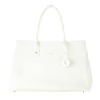 フルラ FURLA トートバッグ ハンドバッグ レザー 革 ロゴ ゴールド金具 白 ホワイト /CK15 ■GY18 レディース