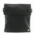 ダンヒル dunhill ショルダーバッグ メッセンジャーバッグ PVC レザー ディーエイト柄 総柄 黒 ブラック /XZ ■GY18 メンズ
