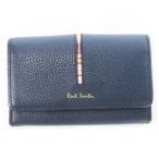  Paul Smith PAUL SMITH футляр для карточек футляр для визитных карточек кожа кожа морщина кожа Logo мульти- окантовка линия темно-синий темно-синий /CK30 #GY18 женский 