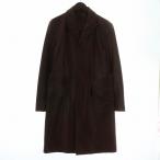  Tornado Mart TORNADO MART Пальто Честерфилд внешний телячья кожа кожа длинный pi-k гонг peruL чай цвет Brown /XZ мужской 