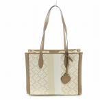ケイトスペード KATE SPADE フラワー ジャガード ミディアム エブリシング トート ハンドバッグ ロゴ ベージュ KK608 Y04
