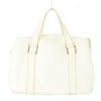  Hirofu HIROFU сумка "Boston bag" путешествие портфель кожа кожа type вдавлено . Logo белый белый /CK3 #GY18 женский 