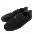  Fendi FENDI туфли без застежки Loafer замша эспадрильи раунд tu Monstar 9 28cm темно-синий темно-синий /XZ #GY17 мужской 