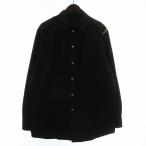 ルイヴィトン LOUIS VUITTON シャツ カジュアルシャツ 長袖 ロゴ シルバー金具 XL 黒 ブラック /XZ ■GY17 メンズ