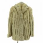  SaGa лиса SAGA FOX серебряный SaGa roti колено ROTINY меховое пальто внешний мех лиса средний 9 M белый белый чай цвет Brown 