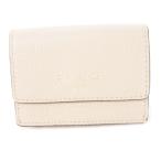 ケイトスペード KATE SPADE 三つ折り財布 ウォレット レザー 革 シボ革 ロゴ ピンクベージュ WLRU5255 /CK23 ■GY18 レディース