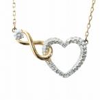 スワロフスキー SWAROVSKI Infinity ネックレス アクセサリー ペンダント ロゴ クリスタル ハート ゴールド色 5518865