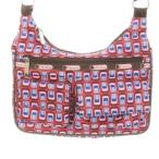 レスポートサック LesportSAC ショルダーバッグ ナイロン ロゴ 総柄 ピンク /MN1 ■GY18 レディース