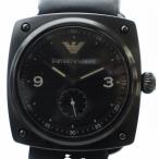  Emporio Armani EMPORIO ARMANI наручные часы часы кварц Logos moseko кожаный ремень чёрный циферблат чёрный черный AR-5900