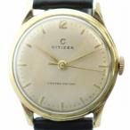 シチズン CITIZEN 1410 センター セコンド Cマーク 腕時計 ヴィンテージ アンティーク ウォッチ 自動巻き 14KGF 40MC ゴールドカラー