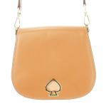 ケイトスペード KATE SPADE PXRUA396 Suzy スージーラージサドルクロスボディ ショルダーバッグ 革 ハート スペードロゴ ピンク