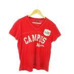 ディー&ジー ドルガバ ドルチェ&ガッバーナ D&G 半袖 Tシャツ Vネック ロゴ CAMPUS L 赤 レッド /AO19 ■GY18 メンズ