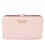 ケイトスペード KATE SPADE 二つ折り財布 ウォレット 小銭入れあり レザー 革 ロゴ ピンク /CK25 ■GY18 レディース