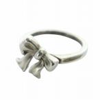 ショッピングティファニー ティファニー TIFFANY & CO. 指輪 リング アクセサリー リボン ロゴ Silver925 10号 シルバー色 ■GY18 /MQ ■OH レディース