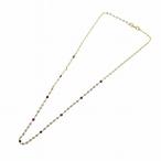 ジバンシィ GIVENCHY ネックレス アクセサリー チェーン ロゴ ラインストーン ゴールド色 ■GY18 /MQ レディース
