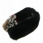  Furla FURLA moon bat MOONBAT saga furs пелерина muffler мех мех кролик чёрный черный /XZ #GY11 женский 