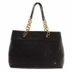 トリーバーチ TORY BURCH ハンドバッグ ショルダー 2WAY レザー キルティング チェーン ロゴ 黒 ブラック /XZ ■GY18 レディース