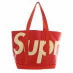 シュプリーム SUPREME 20SS ラフィアトート Raffia Tote トートバッグ ハンド 大容量 オープントップ ロゴ 赤 レッド 白 ホワイト