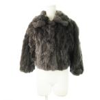  Untitled UNTITLED мех жакет короткий мех кролика мех M серый /CK4 #GY18 женский 