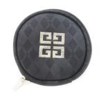ji van si.GIVENCHY сумка cosme аксессуары раунд Logo вышивка проверка чёрный черный /CK33 #GY18 женский 