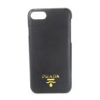 Prada PRADA iPhone 7 8 SE SE2 смартфон кейс покрытие safia-no кожа чёрный черный 1ZH035 /CK31 #GY18 мужской женский 