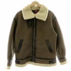  Alpha ALPHA B-3 JACKET FAKE MOUTON мутон жакет "куртка пилота" внешний боа легкий XL чай белый TA1548-168