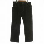 ショッピングGABBANA ドルチェ&ガッバーナ ドルガバ DOLCE&GABBANA 16 CLASSIC デニムパンツ ジーンズ ストレート ジップフライ ロゴ 48 L 黒