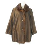 DEO JON мех цвет пальто средний длина подкладка имеется воротник норка мех мех чай Brown /AO23 #GY18 женский 