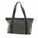 グッチ GUCCI トートバッグ ハンド GGキャンバス レザー ロゴ 茶 ブラウン 272399 ■GY18 /MQ ■OH レディース