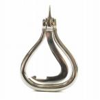 エルメス HERMES フーフピック エディキュイール ETUI CUIR PIEDS ピエ ブーツフック 鉄爪 馬具 シルバー色