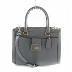 コーチ COACH グレース キャリーオール トート ショルダーバッグ 2WAY ロゴ ゴールド金具 グレー CE606 ■GY18 /MQ レディース