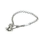 ヴィヴィアンウエストウッド Vivienne Westwood ブレスレット アクセサリー オーブ ラインストーン ロゴ シルバー色