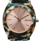 ニクソン NIXON 腕時計 ウォッチ クォーツ ピンク文字盤 ロゴ マルチカラー ■GY11 /MQ レディース