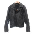 ハーレーダビッドソン HARLEY DAVIDSON MENS FXRG LEATHER JACKET レザージャケット 革ジャン ライダース ダブル ライナー付き M 黒