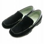 ショッピングコールハーン コールハーン COLE HAAN MERIBEL.MOC ローファー モカシン スリッポン スニーカー スエード レザー 皮革 6B 24.0 黒 緑 D18566