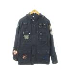  Tommy Hilfiger TOMMY HILFIGER FLYFISH жакет f-ti Zip выше нашивка вышивка рыбалка рыбалка S темно-синий 