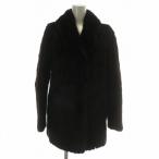  Enba EMBA меховое пальто внешний мех норка средний плечо накладка чай цвет Brown /XZ #GY18 женский 